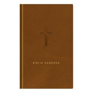 Bíblia slim NVT - caramelo