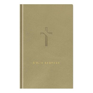 Bíblia slim NVT - bege