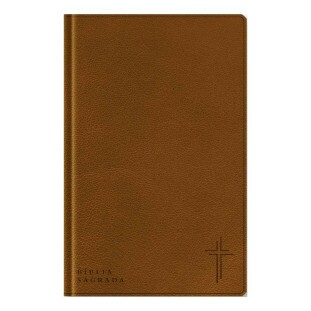 Bíblia letra grande NVT - marrom