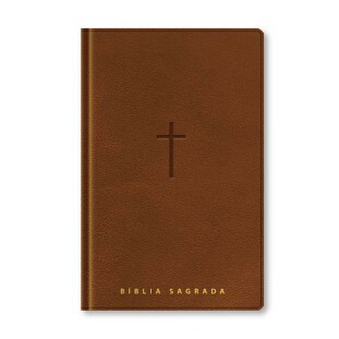 Bíblia letra gigante NVT - marrom