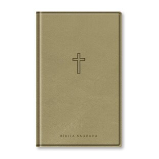 Bíblia slim NAA - bege