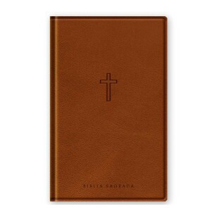 Bíblia slim NAA - marrom