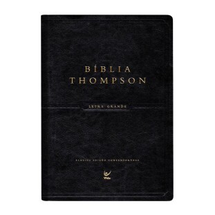 Bíblia Thompson - AEC - Letra Grande - CP Luxo Preta PU c/ índice