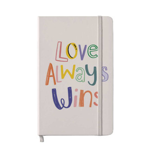 Caderneta Off-White - “Love Always Wins”