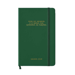 Caderneta Verde - “Pois do Senhor é o reino, ele governa as Nações”