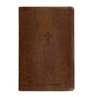Bíblia slim NAA - marrom