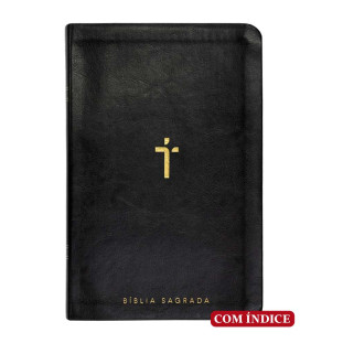 Bíblia letra gigante NAA - preta c/índice