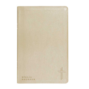 Bíblia letra grande NVT - bege