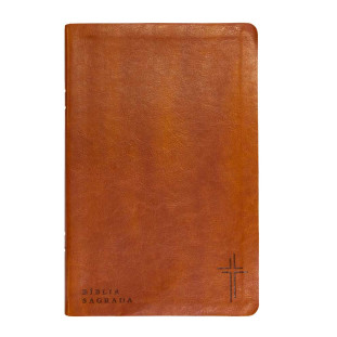 Bíblia letra grande NVT - marrom