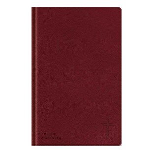 Bíblia letra grande NVT - vinho