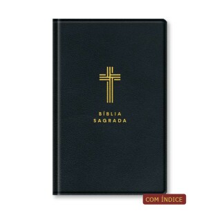 Bíblia letra gigante NVI - preta c/índice