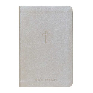 Bíblia slim NAA - bege