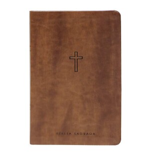 Bíblia slim NAA - marrom