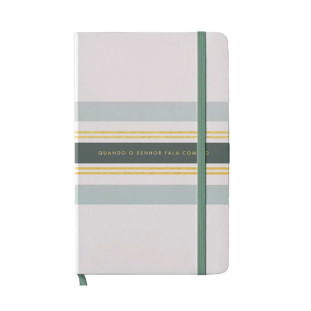 Caderneta Verde e Branco - “Quando o Senhor Fala Comigo”