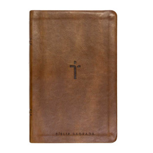Bíblia letra gigante NAA - marrom