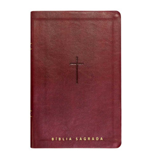 Bíblia letra gigante NVT - vinho