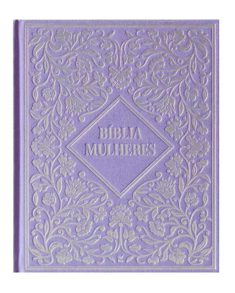 Bíblia Mulheres Vintage Roxa - NVT - 1 Coluna