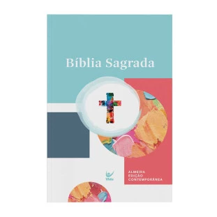 Bíblia AEC Capa Brochura Aquarela