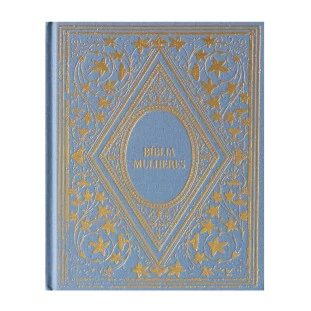 Bíblia Mulheres Vintage Azul - NAA 1 coluna 