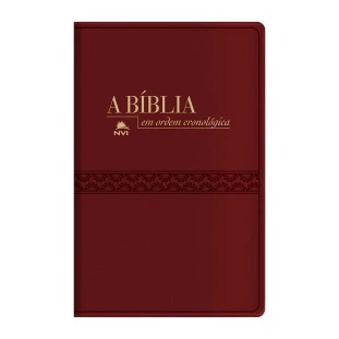 Bíblia NVI em ordem cronológica - vinho 