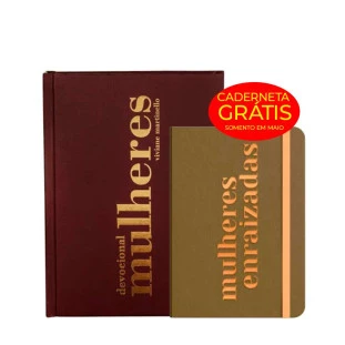  Devocional + caderneta mulheres enraizadas