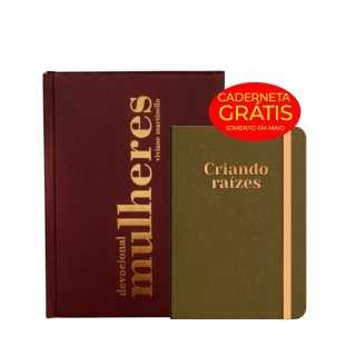 Devocional + caderneta Criando Raízes