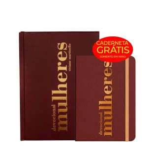 Devocional + caderneta devocional mulheres