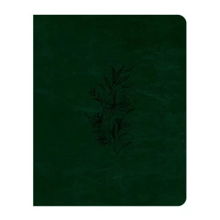 Bíblia Mulheres verde musgo floral - NVT - 2 colunas