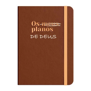 Caderneta - Os planos de Deus - Vermelho