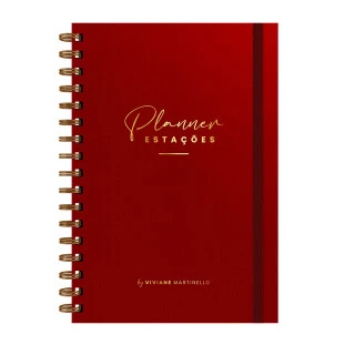 Planner Estações Vermelho