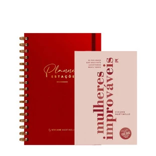 Planner Vermelho + Mulheres improváveis