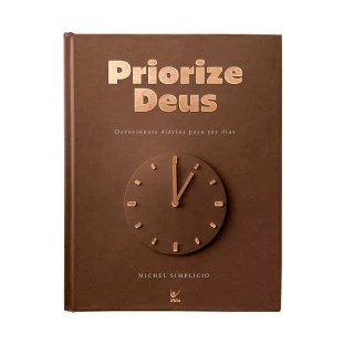 Priorize Deus 2026 - Marrom Premium