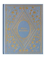 Bíblia Mulheres Vintage Azul - NAA 1 coluna 